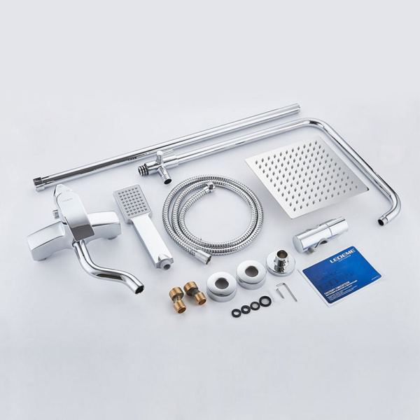 Душевая система Ledeme L2443 со смесителем и тропическим душем