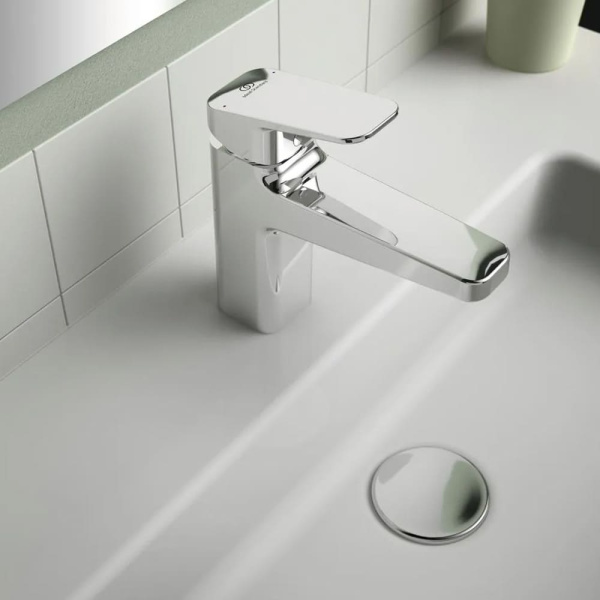 Смеситель для раковины Ideal Standard Ceraplan H90 BD229AA, с донным клапаном Click