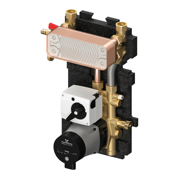 Смесительный модуль для настенного котла Thermix HE с насосом Alpha2 15-60 (30 пластин) Meibes