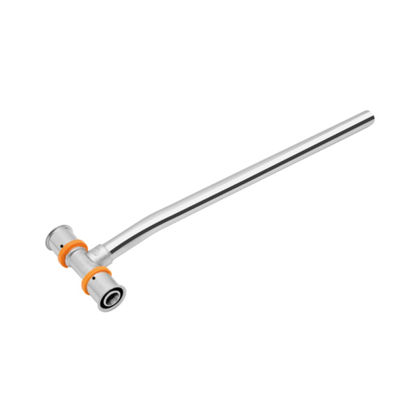 Пресс тройник латунный 20 х 2.0 с трубкой 15 х 300 мм KAN-Therm Пресс тройник латунный 20 х 2.0 с трубкой 15 х 300 мм KAN-Therm