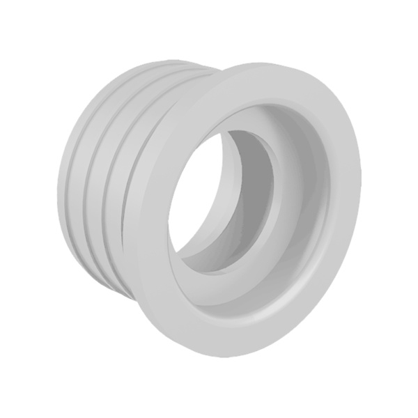 Манжета переходная резиновая 50 х 32 мм белая Польша