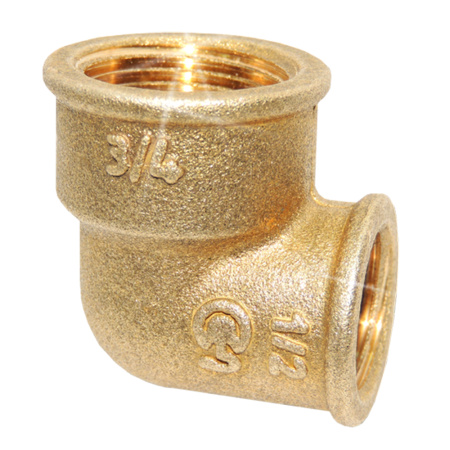 Угол латунный 3/4" x 1/2" ВР Цветлит