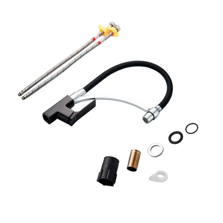 Смеситель для кухни с силиконовым изливом Ledeme L4075B-2