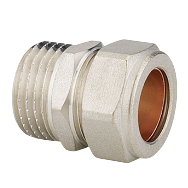 Соединитель 15 x 1/2" для подключения медной трубки (серия VM093) VARMEGA