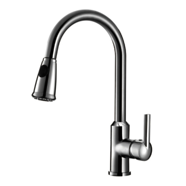 Смеситель для кухонной мойки Gerhans K14082A высокий сатин