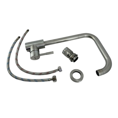 Смеситель для кухонной мойки Ledeme L4998-4 высокий