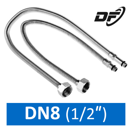 Шланг для смесителя DN8 Джем-Флекс 60 см гайка 1/2" х М10