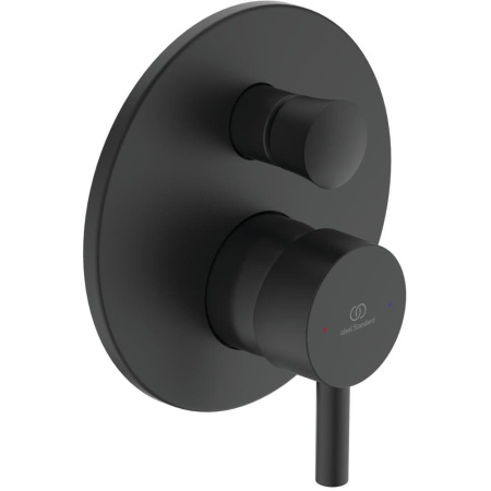 Душевая система скрытого монтажа Ideal Standard Ceraline Black 6в1, чёрный (лейка-стик, верхний душ 200 мм)