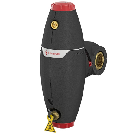 Сепаратор воздуха и шлама Flamco XStream Vent-Clean DN25, 1" F