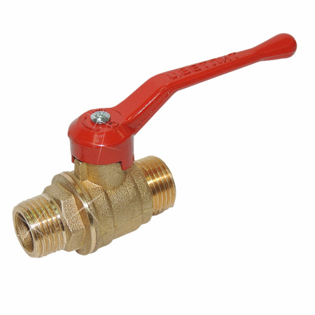 Кран шаровой 1/2" НР/НР (ручка) Цветлит