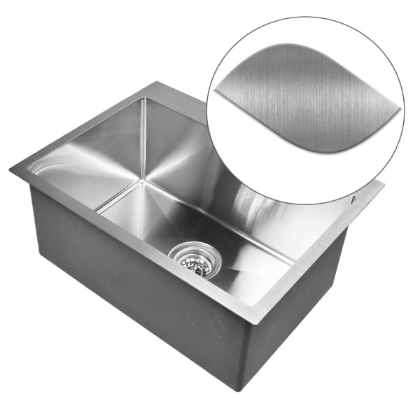 Мойка кухонная WISENT WS-35848 Сатин (580 х 480 х 220 мм)