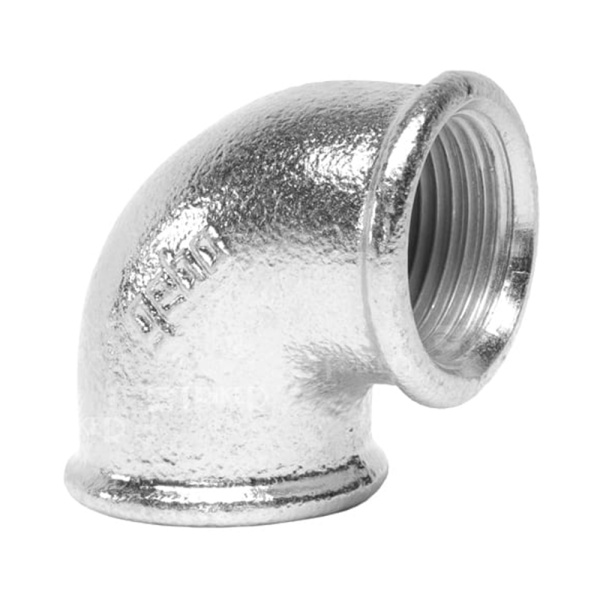 Угол оцинкованный чугунный 90° х 1 1/4" ВР Platinum Gebo