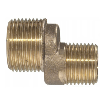 Эксцентрик латунный 3/4" x 1/2" наружная резьба Цветлит