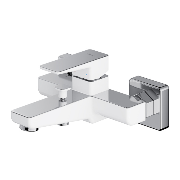 Смеситель для ванны Omnires Parma BIA/CHR PM7430CRВ белый хром