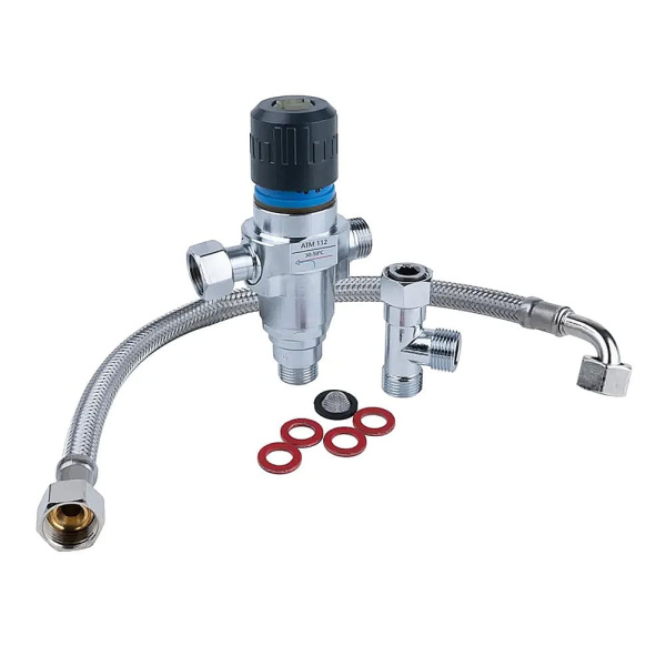 Термостатический клапан для умывальника 3/8"НР ATM 112 Afriso Термостатический клапан для умывальника 3/8"НР ATM 112 Afriso