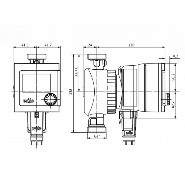 Насос циркуляционный Wilo Star-Z NOVA T, 138 Насос циркуляционный Wilo Star-Z NOVA T, 138