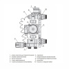 Насосно-смесительный узел для тёплого пола (без насоса) ZEISSLER/TIM JH-1036