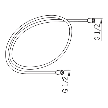 Шланг для душа Oras 241060-60 сатин