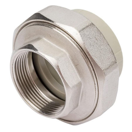 Муфта разъёмная (американка) ПП 50 х 1 1/2" ВР серая VALFEX