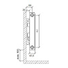 Радиатор стальной панельный Royal Thermo COMPACT тип 11 500 х 800 (C11-500-800 RAL 9016)