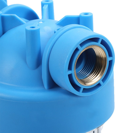 Магистральный фильтр для холодной воды VIRMUT МФП-34 (2) 10SL, 3/4" (прозрачный, с 2-мя уплотнительными кольцами)