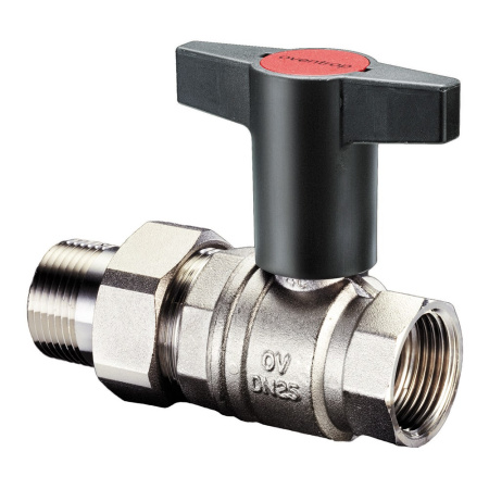 Кран шаровой с американкой 1 1/4" ВР (Ду 32) Oventrop Optibal
