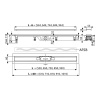 Трап для душа с решеткой 750 х 75 мм Alcaplast APZ8-750M