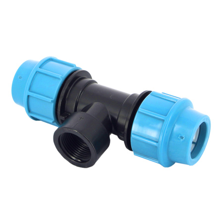 Тройник компрессионный 40 х 1" ВР х 40 Unidelta