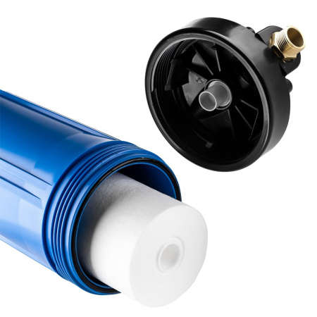 Магистральный фильтр для очистки воды 1" BB10 Гейзер Джамбо 10ВВ Магистральный фильтр для очистки воды 1" BB10 Гейзер Джамбо 10ВВ