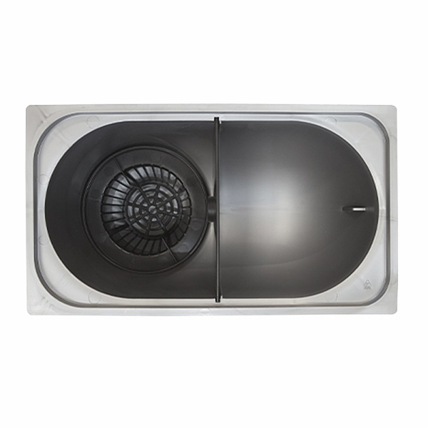 Трап уличный прямой 110-125 Ecoteck (металлик)