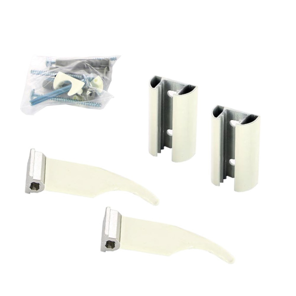 Крепление для радиатора Uni-Fitt, комплект 2 шт. (настенный регулируемый, пластифицированный)