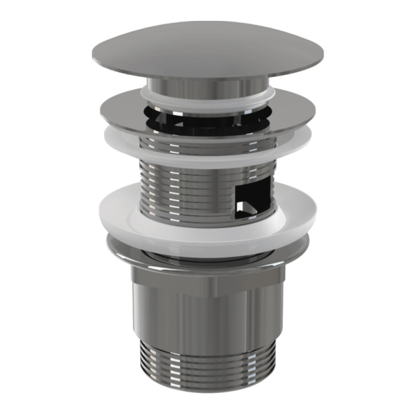 Донный клапан для умывальника CLICK-CLAK 1 1/4" с большой заглушкой Alcaplast A390 Донный клапан для умывальника CLICK-CLAK 1 1/4" с большой заглушкой Alcaplast A390