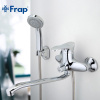 Смеситель для ванны Frap F2201 с длинным изливом хром