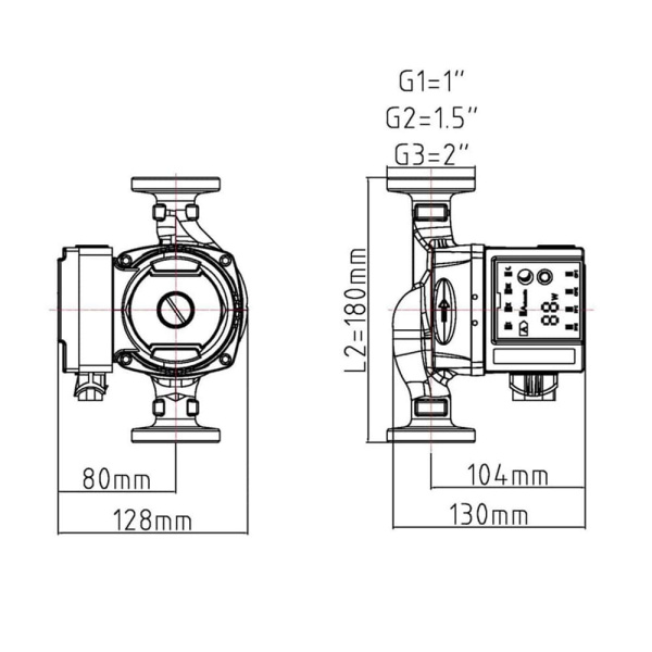 Циркуляционный насос PUMPMAN STAR25/6A с высокой энергоэффективностью