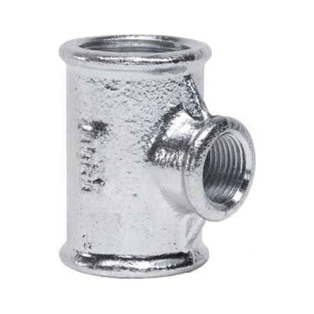 Тройник оцинкованный чугунный 1 1/4" х 1/2" х 1 1/4" ВР Platinum Gebo