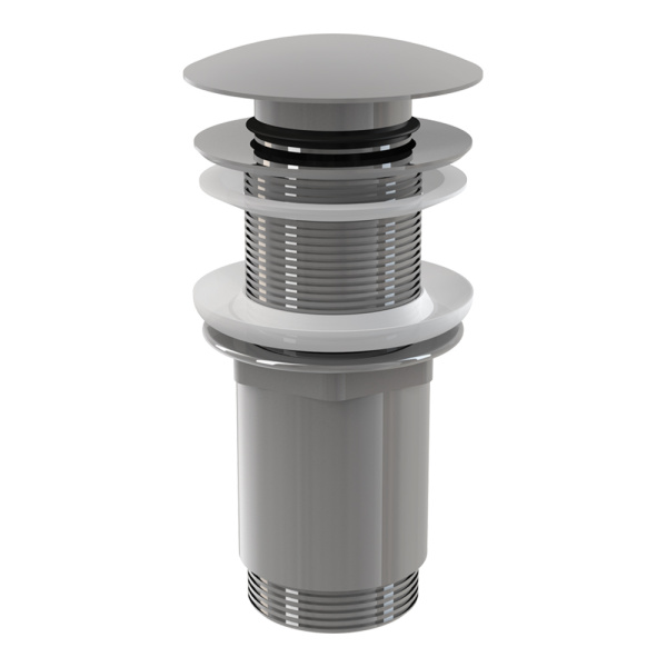 Донный клапан для умывальника CLICK-CLAK 1 1/4" с большой заглушкой Alcaplast A395 Донный клапан для умывальника CLICK-CLAK 1 1/4" с большой заглушкой Alcaplast A395