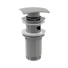 Донный клапан для умывальника CLICK-CLAK 1 1/4" с квадратной заглушкой Alcaplast A393