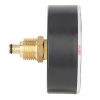 Термоманометр аксиальный с запорным клапаном 1/2" (6 bar), d80, 120°С, VARMEGA