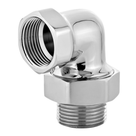 Американка угловая для полотенцесушителя 3/4" хром SMART