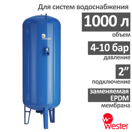 Расширительный бак Wester WAV 1000