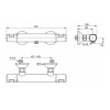 Термостатический смеситель для душа Ideal Standard Ceratherm T25