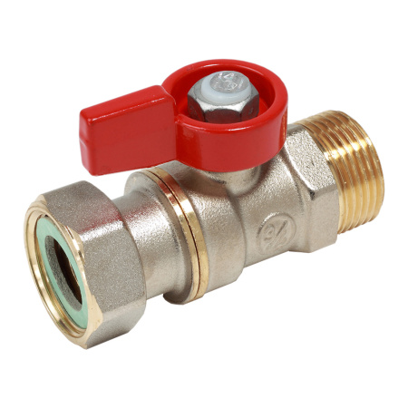 Кран шаровой 3/4 НP/ВP с накидной гайкой для котлов и счетчиков Giacomini R254PX014