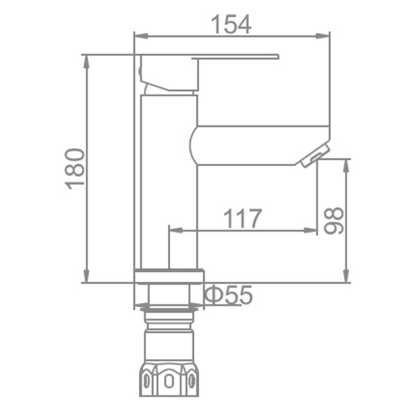 Смеситель для умывальника Ledeme L71003 Смеситель для умывальника Ledeme L71003
