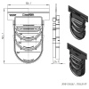 Переходник DN100 S'park 156 х 112 мм для лотка Standartpark Переходник DN100 S'park 156 х 112 мм для лотка Standartpark