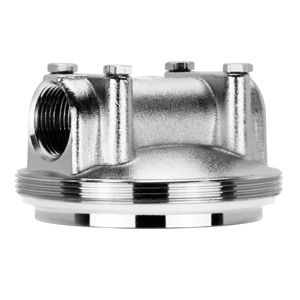 Магистральный фильтр из нержавеющей стали для горячей воды Аквабрайт АБФ-НЕРЖ-10ББ