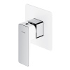 Смеситель для душа скрытого монтажа Omnires Parma BIA/CHR PM7445CRВ белый хром