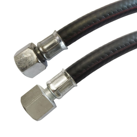 Шланг газовый резиновый 220 см гайка 1/2" х штуцер 1/2" ВР, ТАиМ