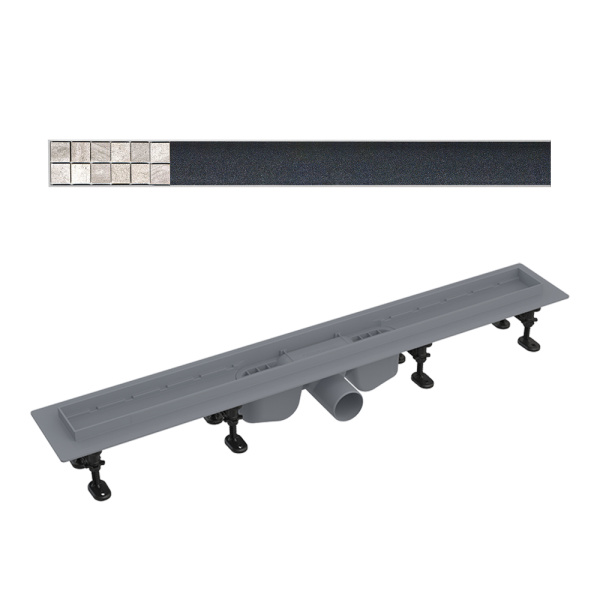 Трап для душа с решеткой TILE под плитку 850 х 85 мм APZ12 Alcaplast