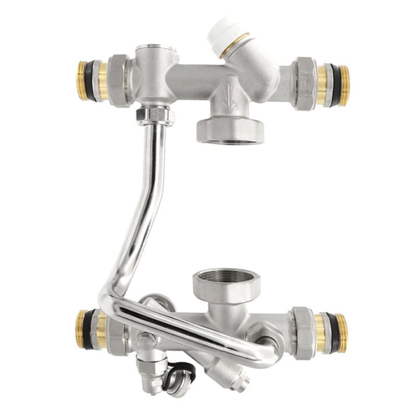 Насосно-смесительный узел для теплого пола (20-60°С, Kvs 4.5) без насоса, VIEIR