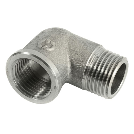 Угол 1/2" ВР/НР латунный никелированный General Fitings